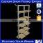 swing display stand solidwood shelves with swing hanging rope