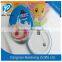 Wholesale safty pin back advertising promotions tin button badge