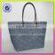 Shoulder tote bag style and polyester brown color women's shopping handbag