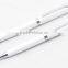simple design white school office promotion metal roller pen