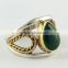 Perfect Malachite ! Bezel Setting 925 Sterling Silver Ring, Silver Jewellery Wholesaler, Silver Jewellery