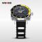 WEIDE WH5203-10C 2016 PU watches For Men Stainless Steel Back Water Resistant 30m