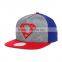 China custom diamond shape embroidery 5 panel snapback hat