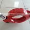 concrete pump parts 6 inch pipe clamp DN150mm long bolt clamp