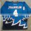 100% Polyester Sublimation Ice Hockey Jerseys dry Fit material