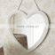 cheap heart shape glass mirrors from China mirror factory