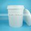 5 Gallon Plastic Pail, Packaging Barrel Plastic for Latex Paint, Metal Handle Plastic Bucekt