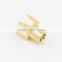 0801 straight MCX jack MCX connector MCX female to pcb mounting ST through hole MCX RF connector RF antenna connector coaxial