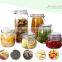 1500ml 2200ml Clear Kitchen Food Storage Airtight Seal Lock Lid Jar/glass Jar With Metal Clip