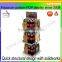 High Grade Custom Unique Design Promotion Red Wine Bottle Display Shelf
