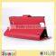 Litchi grain flip card support mobile phone set case for sony xperia t2, wallet cover for sony t2disply on .com in china