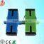 Simplex SCAPC/UPC fiber optic adapter,plastic SC Singlemode flange coupler,fiber optic connector