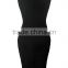 Black Sexy Casual Hollow Out Seductively Laced up Bodycon Tight Dress LC22594