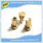 China manufacturer OEM high precision hollow threaded brass bolt and screw