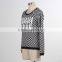F5S10100 Women Printed O-Neck Long Sleeve T-Shirt