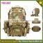 12 color secection nylon cordura fabric camouflage 3P Military backpack