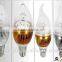 C-tick CE ROHS FCC approved 240lm 3w LED candle lamp