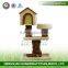 plush cat shaped deluxe pet cat condo cat tree