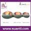 new style high quality Pebble Polystone/metal wedding candle holder