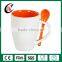 High Quality New Design Ceramic Coffee Mug with laddle