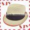 Children straw hats fashion mesn floppy beach hats