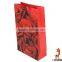 China wholesales black wine paper bag