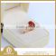 natural crystal jewelry garnet silver ring