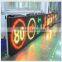 Amber Color P31.25 outdoor VMS led traffic sign Highway/Freeway LED Display VMS Dynamic Message Signs