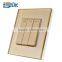 EU/UK standard push button switch,3gang 2way mechanical switch