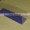 Custom rectangle clear acrylic box with blue lid made in China Guangzhou OEM acrylic factory