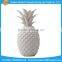 handmade Hotsale ceramic figurines unpainted pineapple for promotion