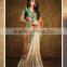 Yellow Chiffon Saree