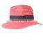 ladies wide brim bow straw women summer sun hats