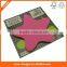 custom heart colored shape sticky pad