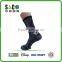 blue and black yarn doubling west wood words pattern cotton sports socks