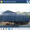 3 axle box van type enclosed cargo semi trailer with Siding Curtain