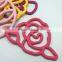 iron pot holder nice sitting on table delicated trivet in rose shape