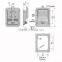50005 truck door latch made of stailness steel or steel