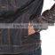Top Quality Men Denim Jacket With Leather Sleeves (LOTJ320)