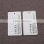 Latest technology white artpaper hang tags made in China