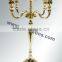 New Design Weddings Gold Candelabras Centerpiece And 8 Arms Gold Candelabra With Gold Bowl