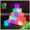 16 RGB color changing LED seating furniture cube with remote