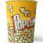 Disposable blister plastic cover for popcorn bucket / plastic lids for popcorn bucket