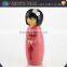 Japanese stylish toy lassock decoration, red beautiful girl