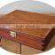 High quality new style customized logo Antique color wooden essential oil box wholesale