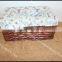 wicker basket woven storage basket for home