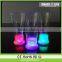 Liquid active LED champagne glass ;High leg glass LED cocktail glass ;Flash led Beer Glass