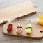 Wholesale price unfinished solid beech sushi serving tray