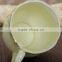 New Porcelain ivory color rose tea cup and saucer set for tea coffee