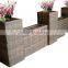 Outdoor 5 Pics Rattan Flowerpot Sets Garden Supplies